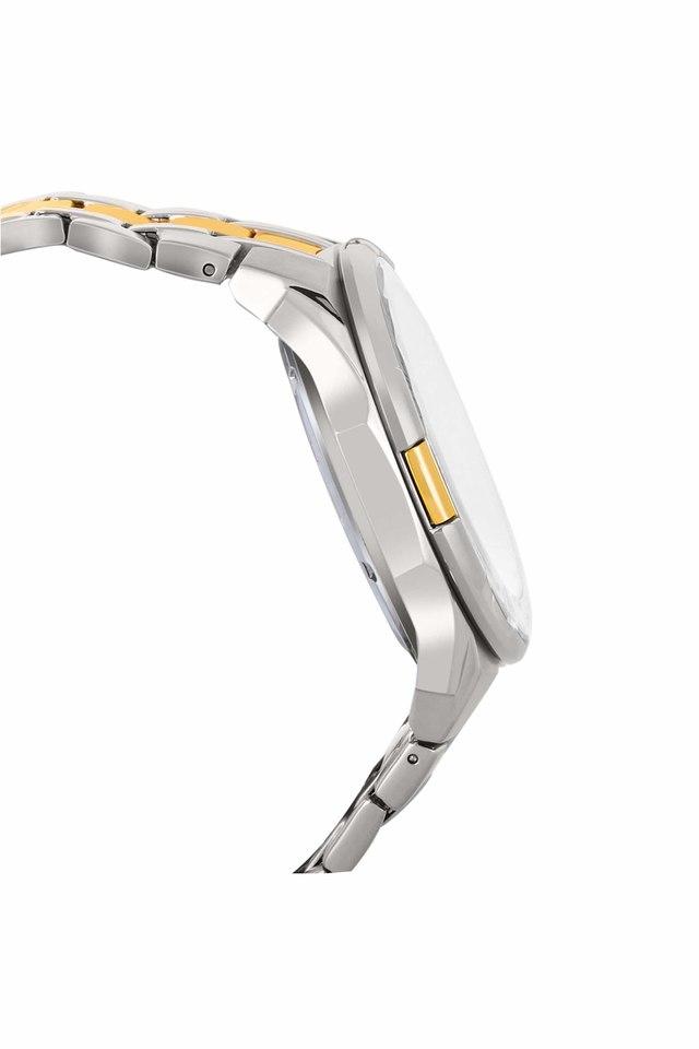 Casio EX189 Enticer Women’s Analog Watch Silver Band White Dial