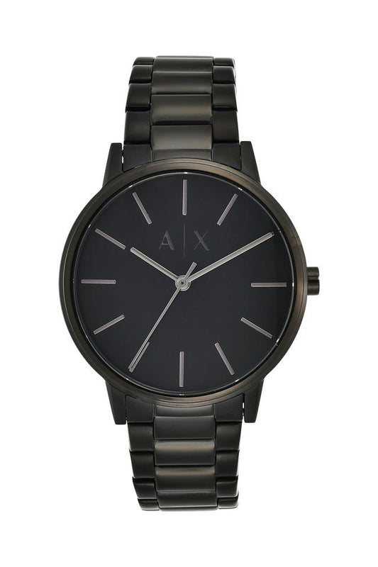 Armani Exchange AX2701 Men's Quartz Analog Watch Black Sunray Dial Black Stainless Steel Bracelet