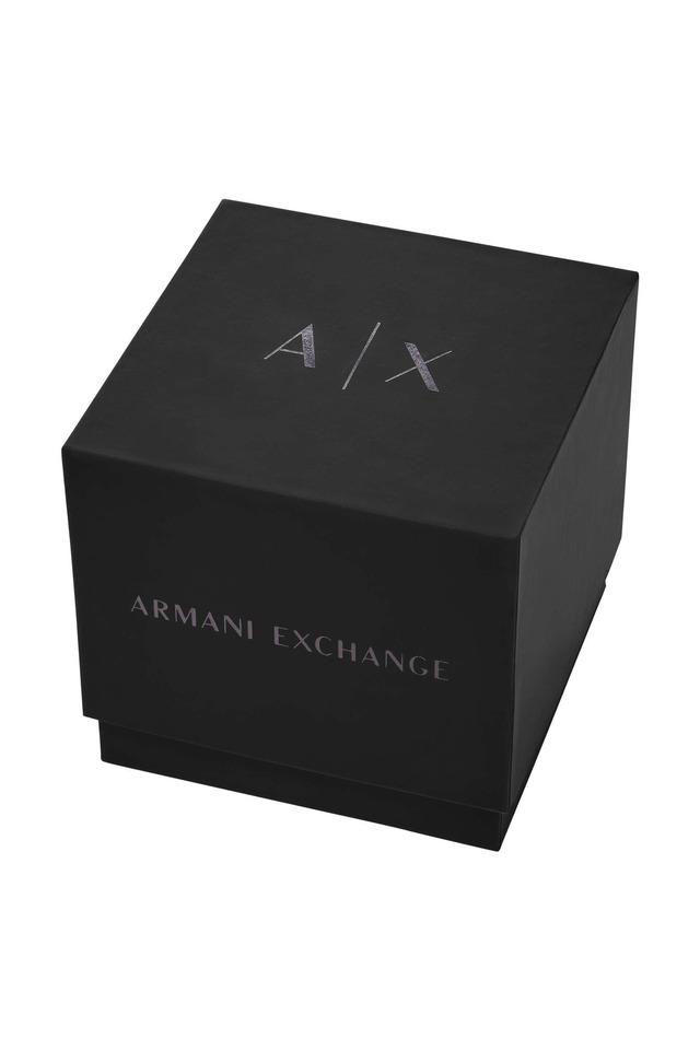 Emporio Armani AR11572I Minimalist Men's White Dial Brown Leather Analog Watch