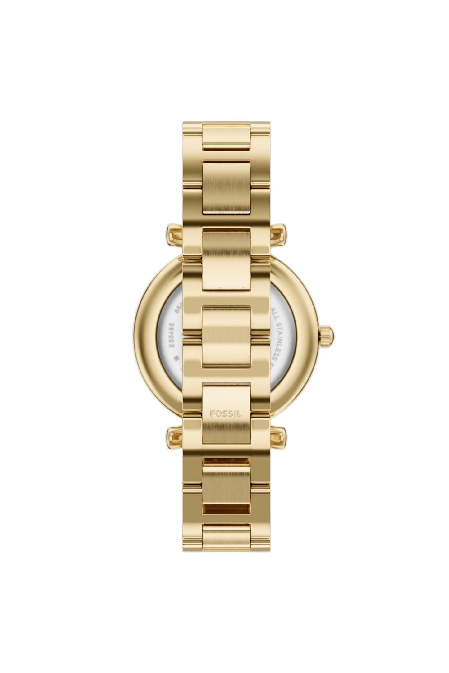 Fossil ES5465I Women's Quartz Analog Watch Gold Dial Gold Stainless Steel Strap