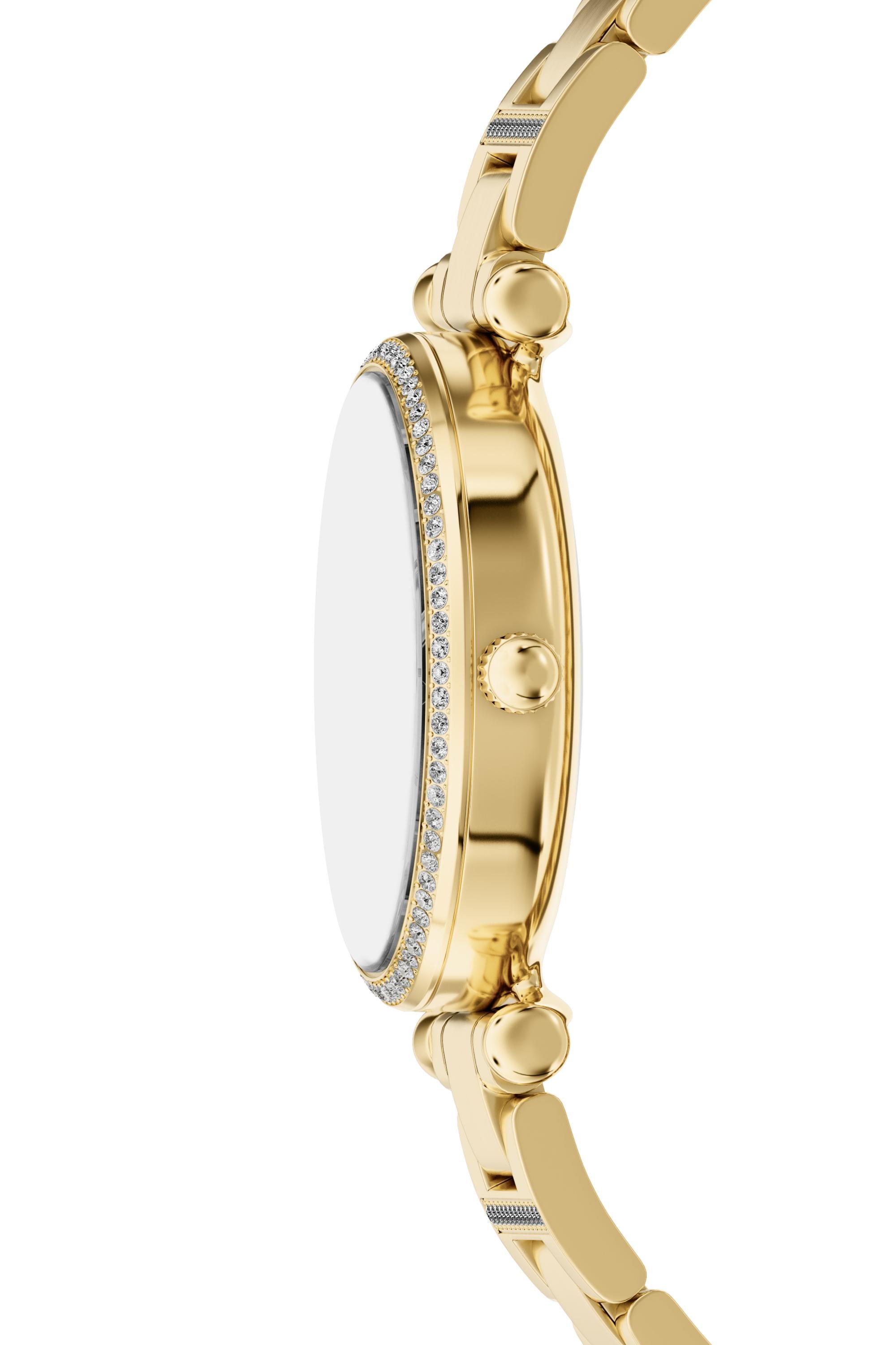 Fossil ES5465I Women's Quartz Analog Watch Gold Dial Gold Stainless Steel Strap