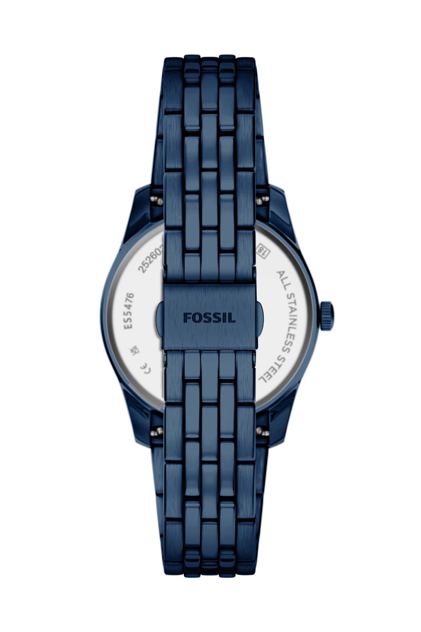 Fossil ES5460I Women's Quartz Day-Date Watch Rose Gold Dial Rose Gold Stainless Steel Strap