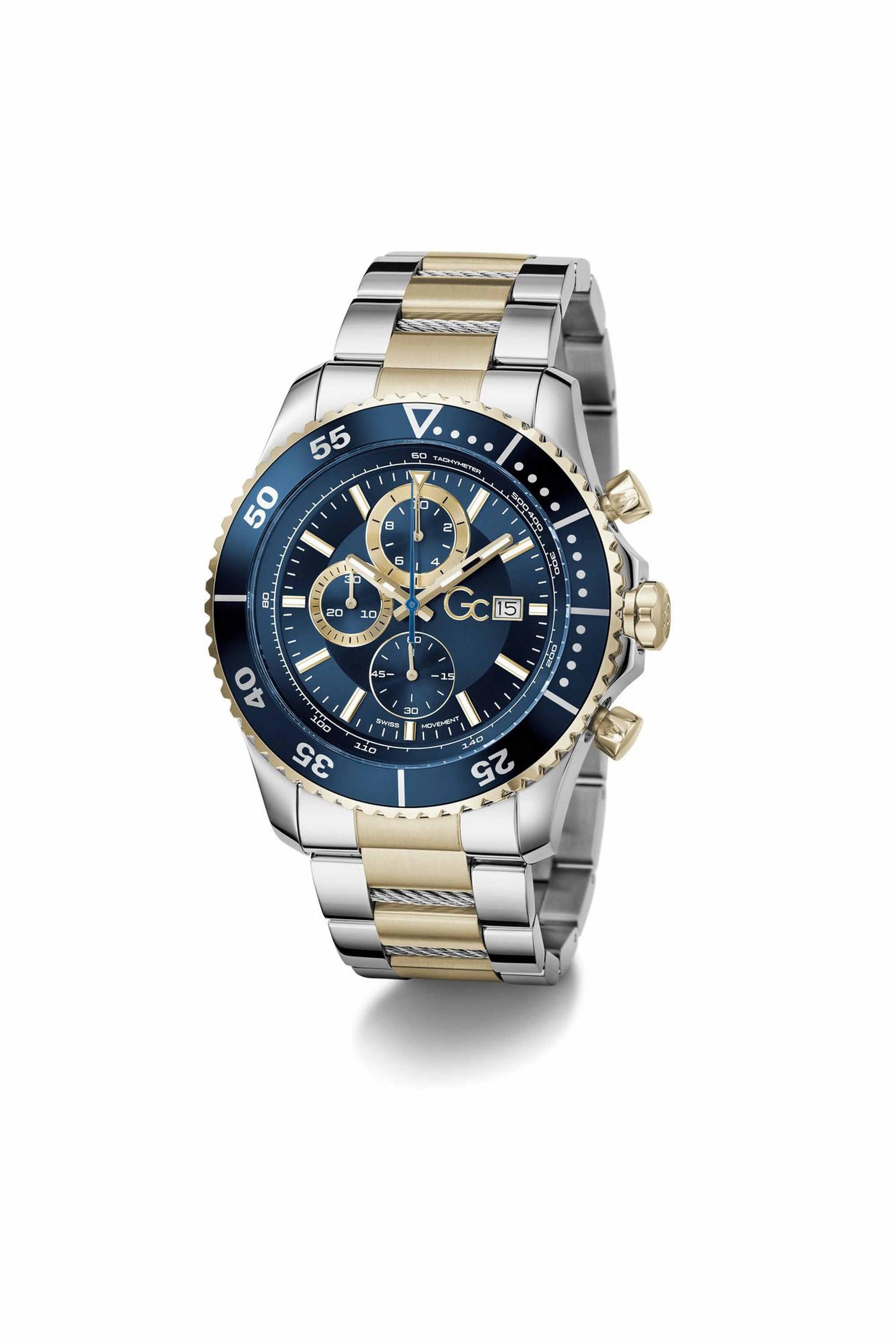 Gc Z51007G7 SpeedRacer Men's Swiss Made Blue Chronograph Watch