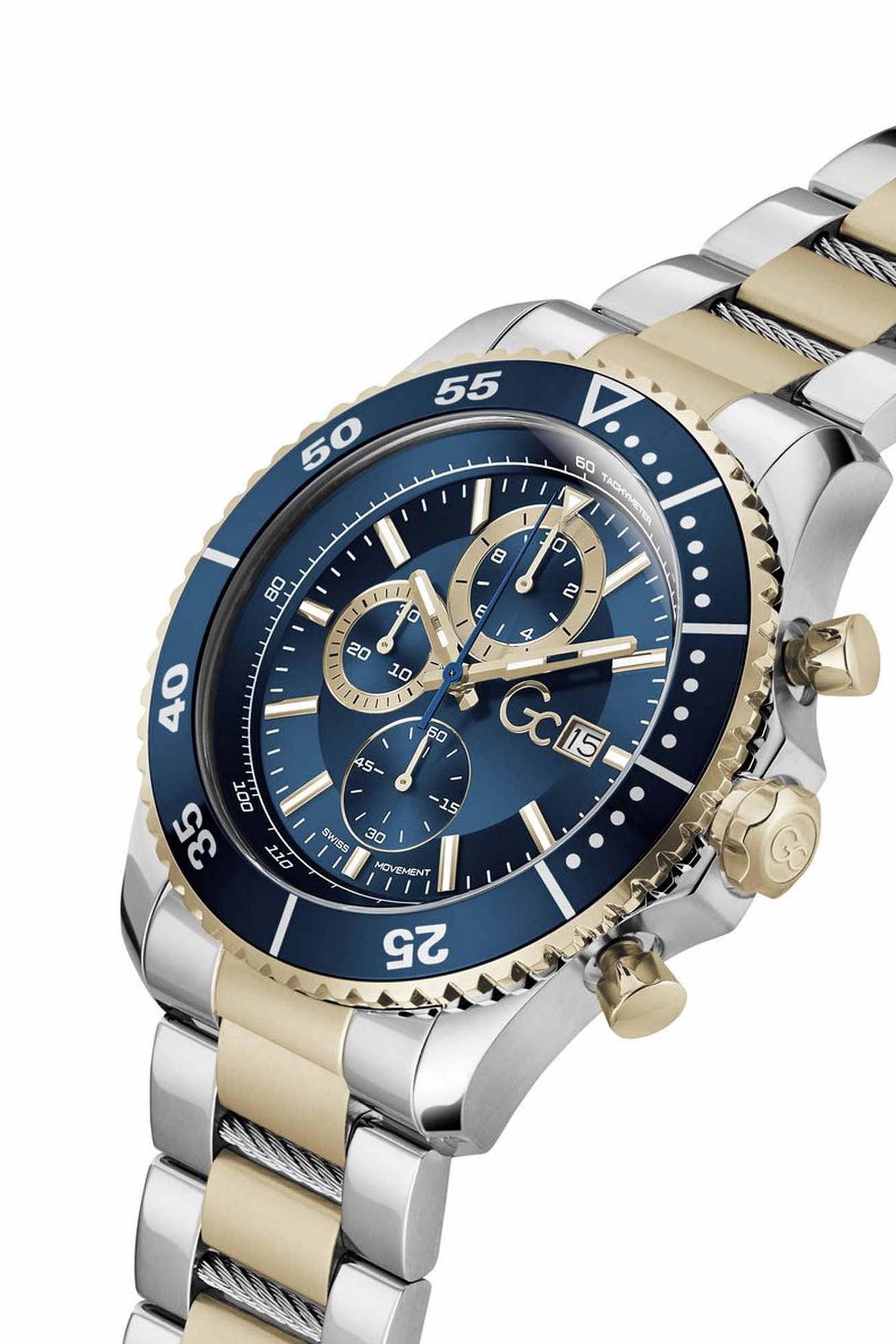 Gc Z51007G7 SpeedRacer Men's Swiss Made Blue Chronograph Watch