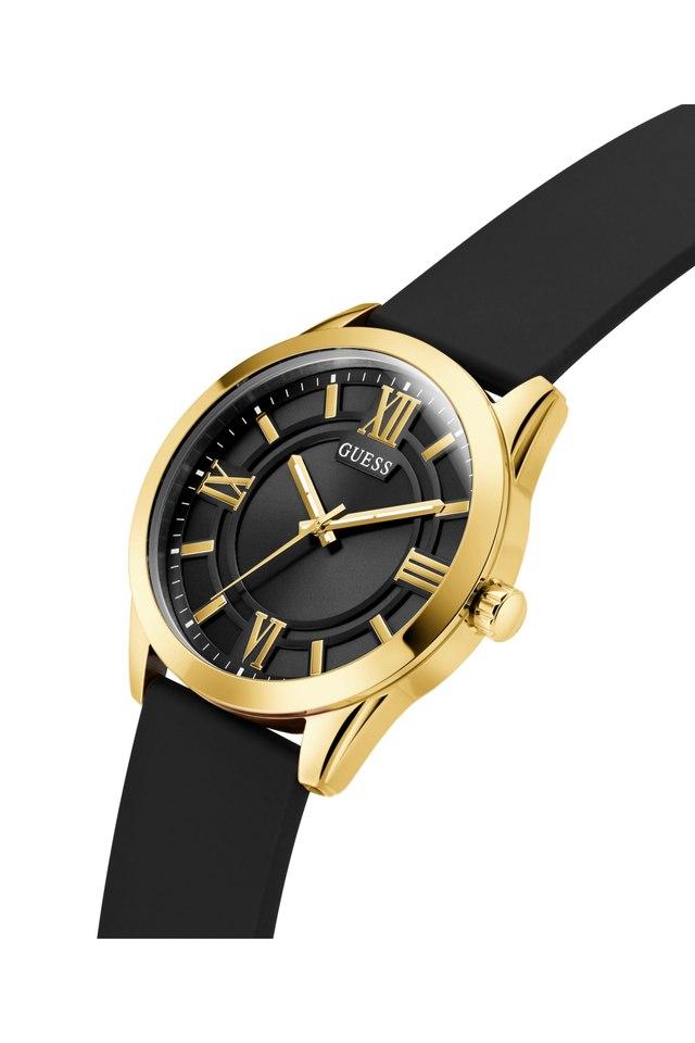Guess GW0894G2 Men's Quartz Analog Watch Black Dial Black Silicone Strap