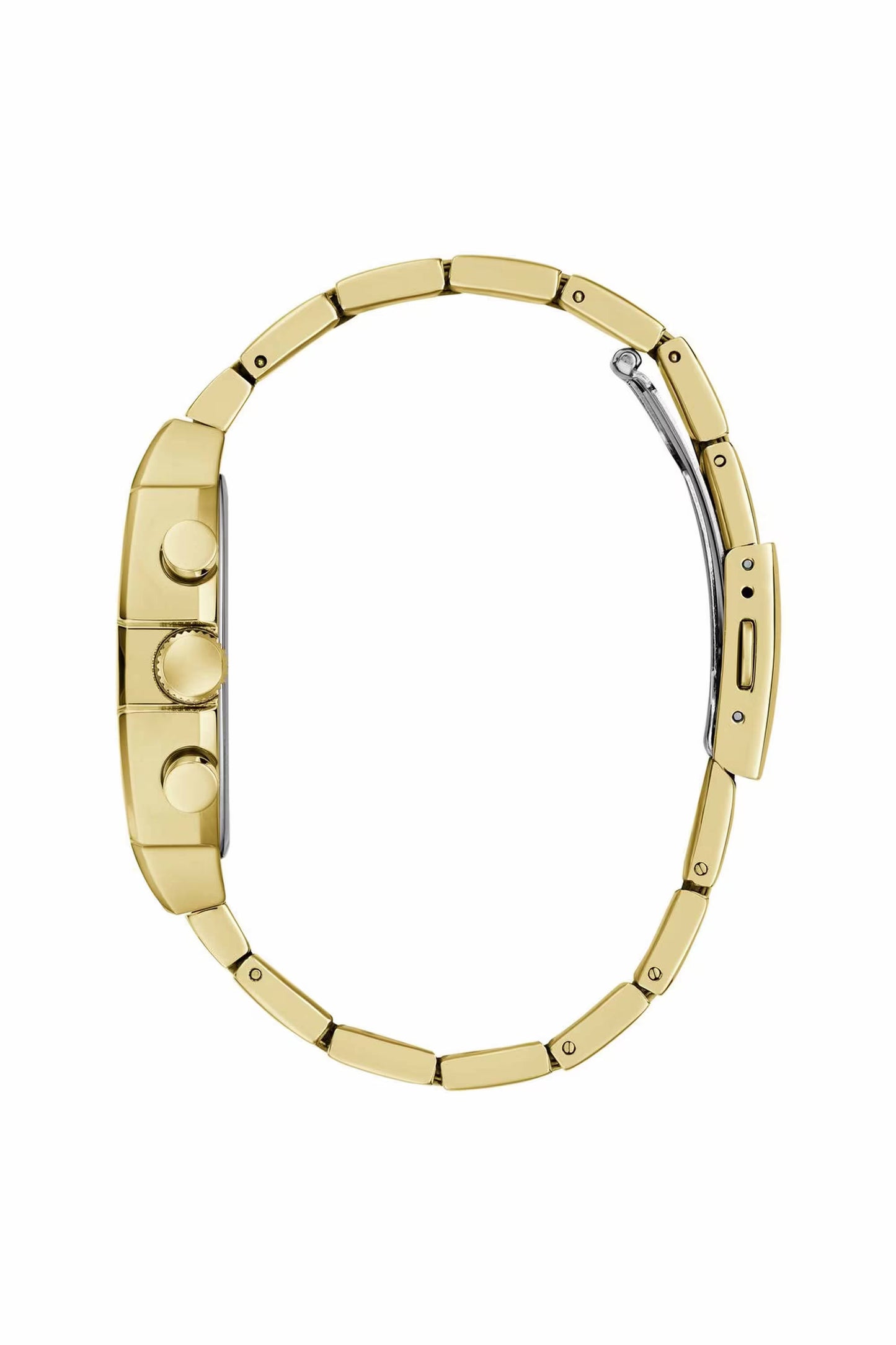 GUESS GW1068G2 Phoenix Quantum Men's Quartz Multifunction Watch Gold Dial Gold Stainless Steel Bracelet
