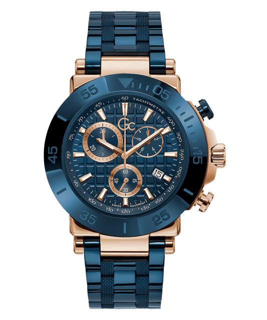 GC Y70001G7MF One Men's Swiss Made Blue Chronograph Watch