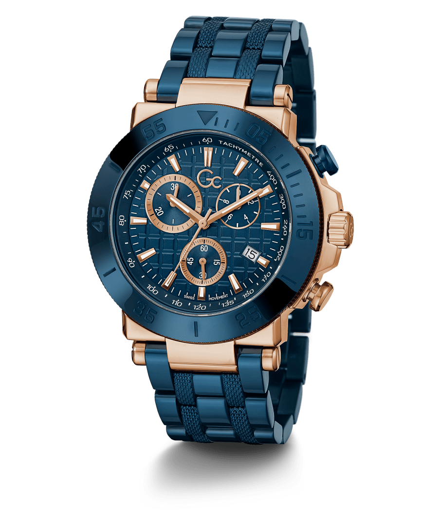 GC Y70001G7MF One Men's Swiss Made Blue Chronograph Watch