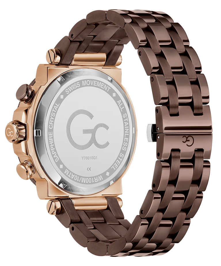 GC Y70010G1 One Sport Men's Swiss Made Beige Chronograph Watch