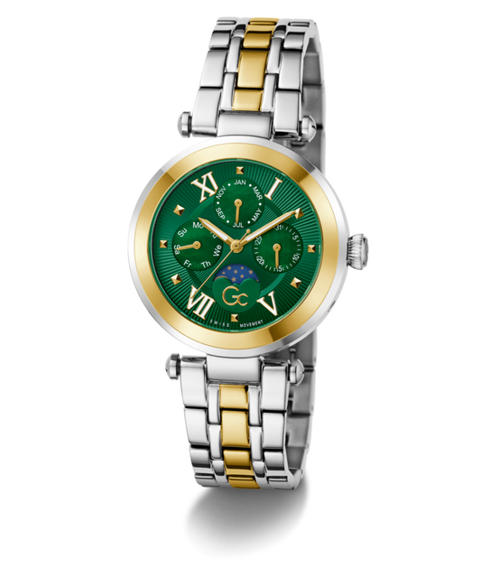 GC Z62002L9 TopChic Mid Size Women's Swiss Made Green Analog Watch