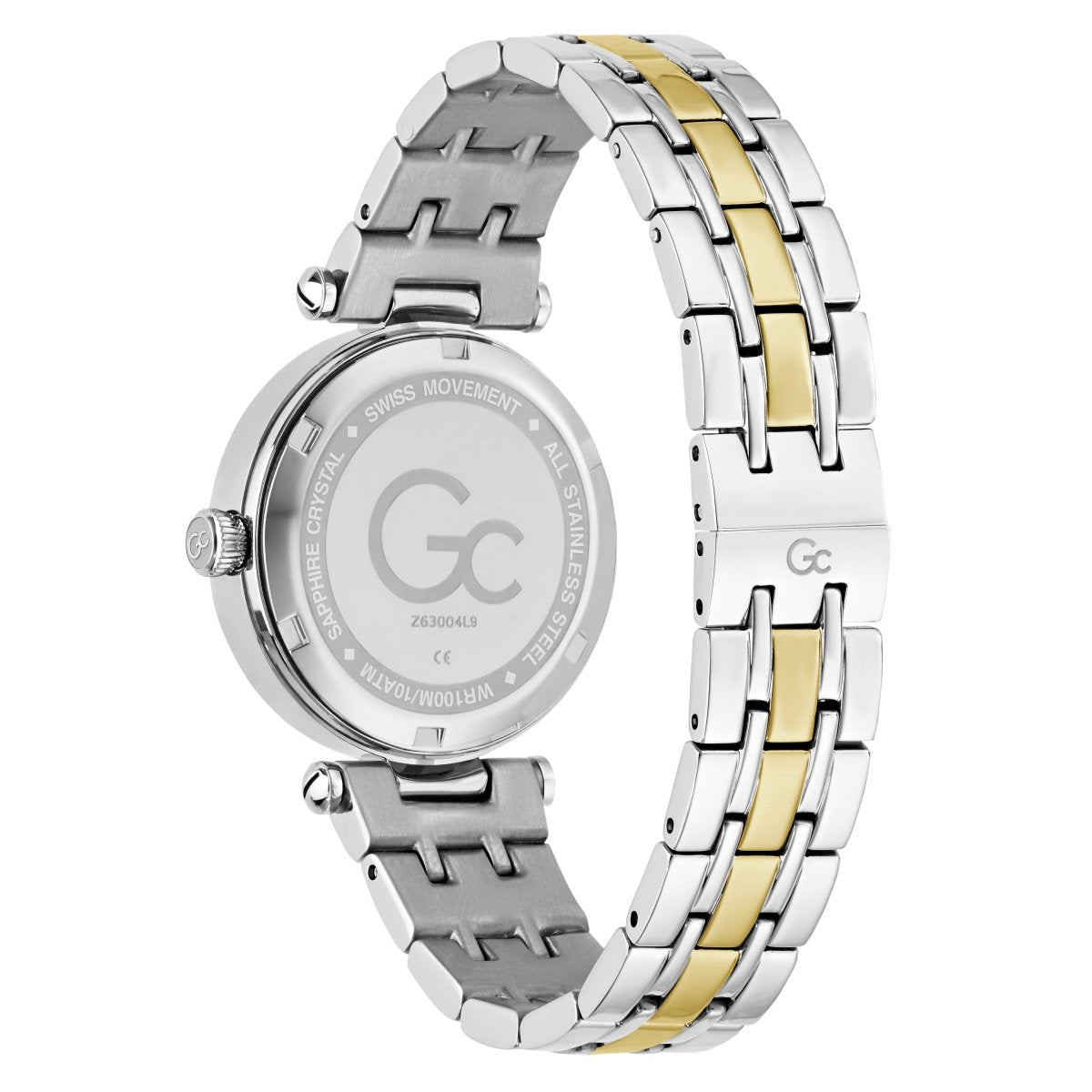 Gc Z63004L9 TopChic Mid Size Women's Swiss Made Green Mother of Pearl Analog Watch