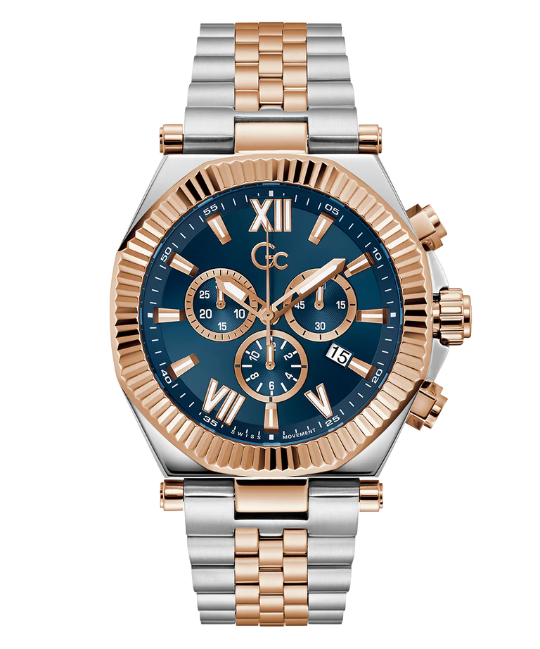 GC Z66002G7 Atlas Chrono Men's Swiss Made Blue Chronograph Watch