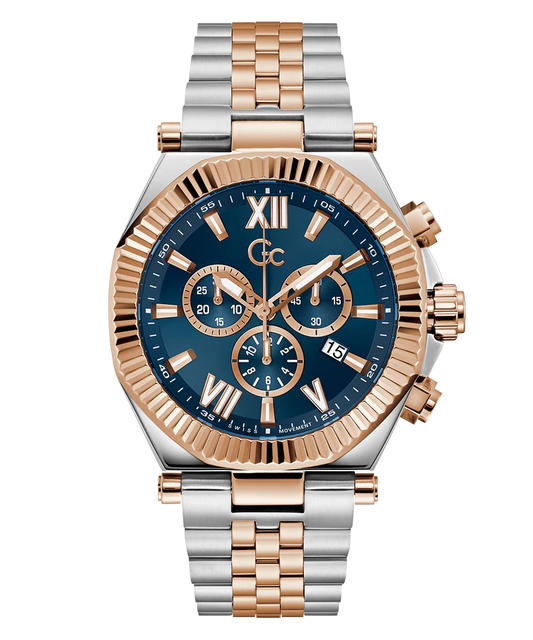 GC Z66002G7 Atlas Chrono Men's Swiss Made Blue Chronograph Watch