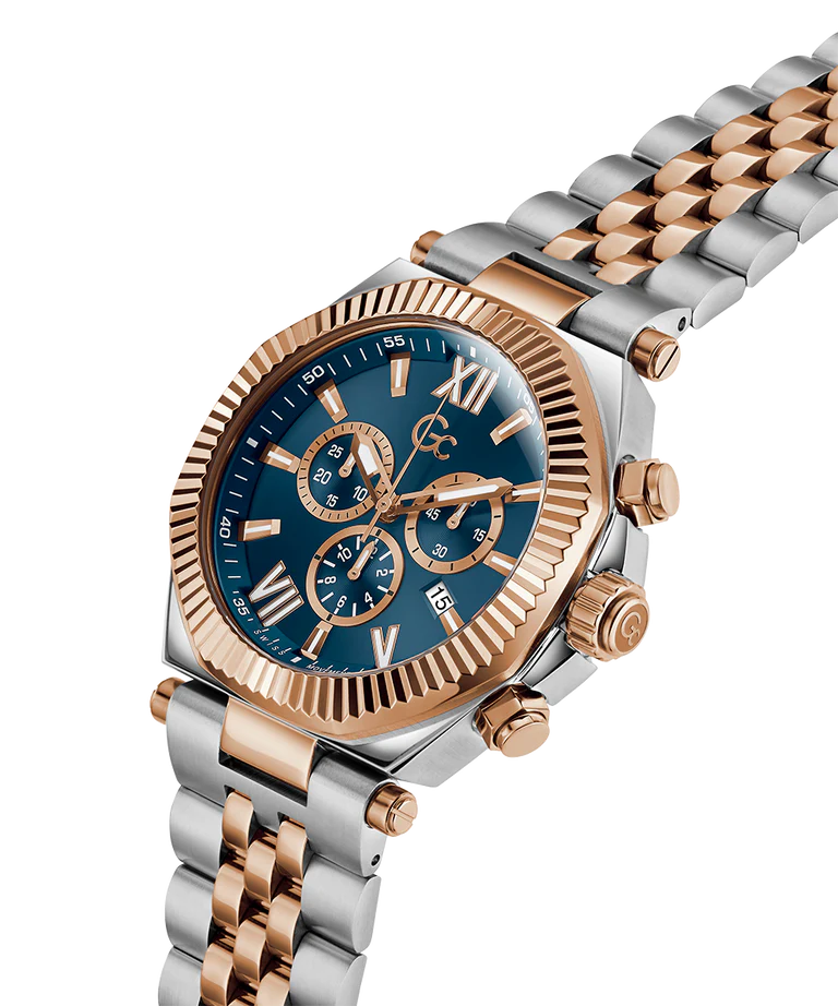 GC Z66002G7 Atlas Chrono Men's Swiss Made Blue Chronograph Watch