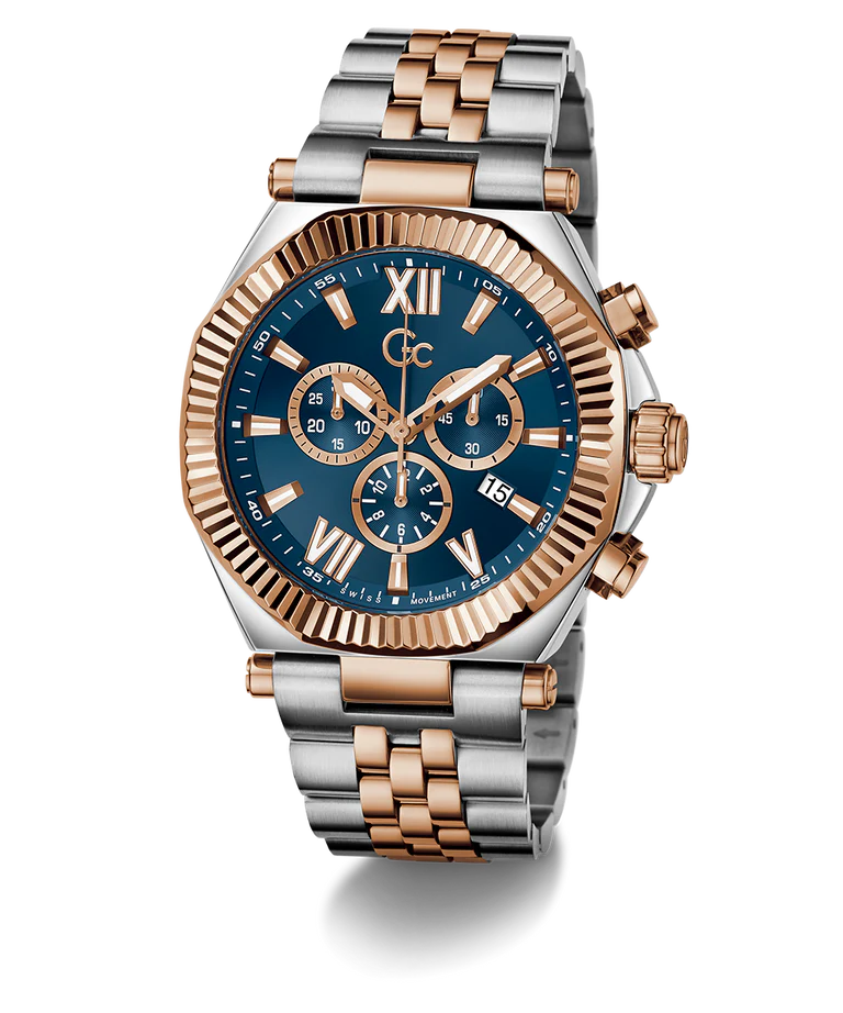 GC Z66002G7 Atlas Chrono Men's Swiss Made Blue Chronograph Watch