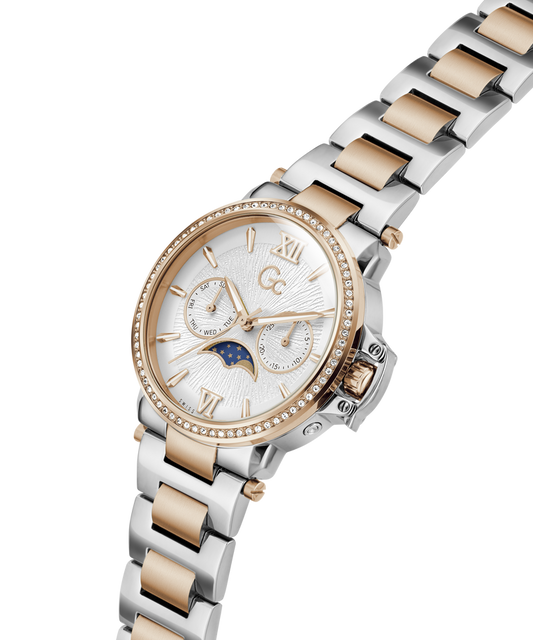 GC Z69002L1 MoonChic Women's Swiss Made Moon Phase Analog Watch
