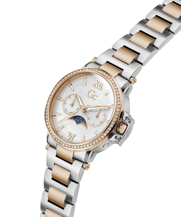 GC Z69002L1 MoonChic Women's Swiss Made Moon Phase Analog Watch
