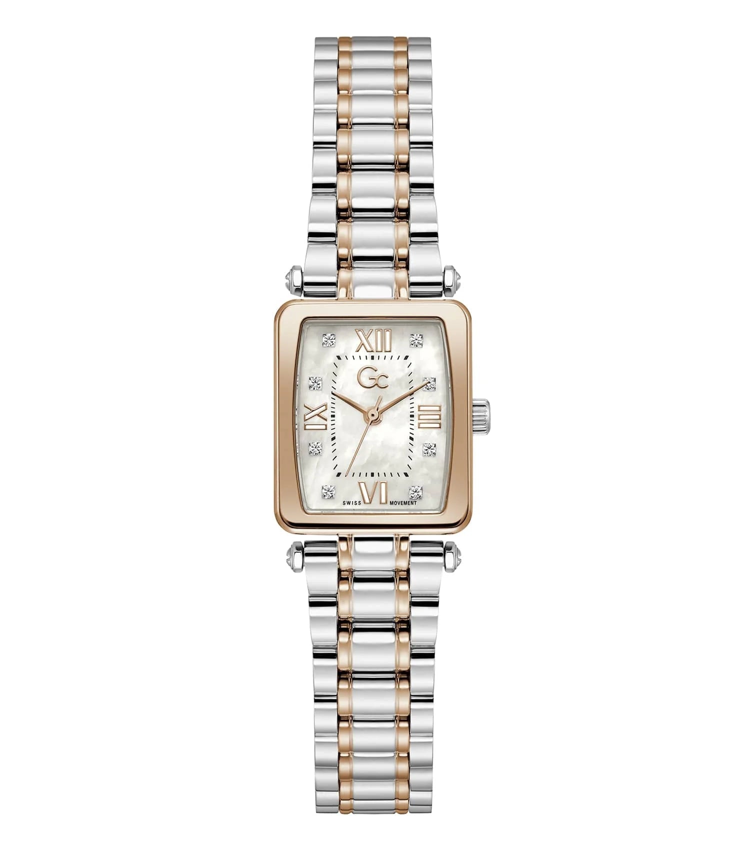 Gc Z71001L1 Plaza Mini Women's Swiss Made Mother of Pearl Analog Watch