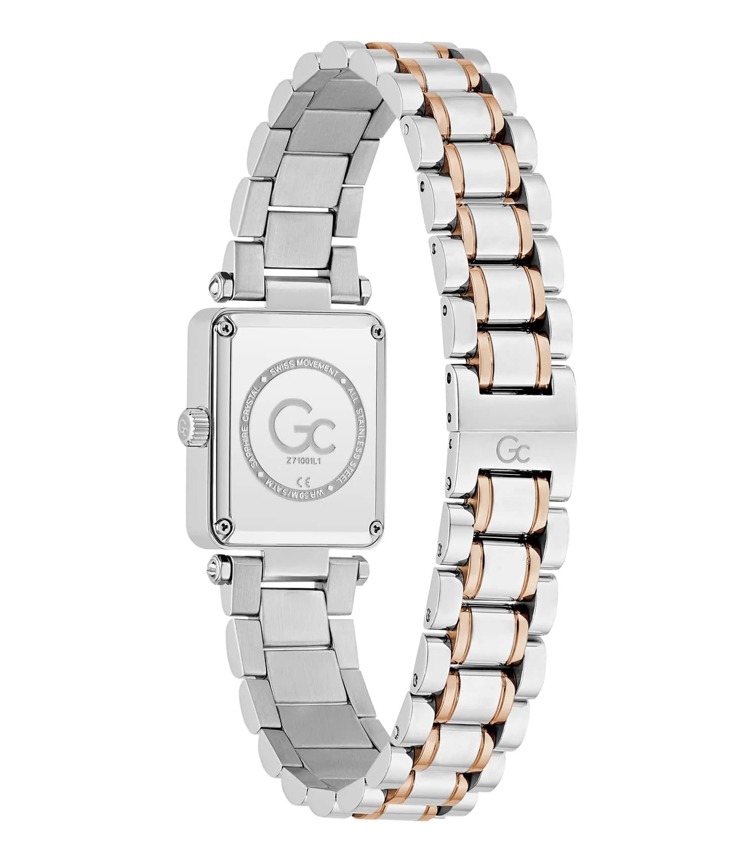 Gc Z71001L1 Plaza Mini Women's Swiss Made Mother of Pearl Analog Watch