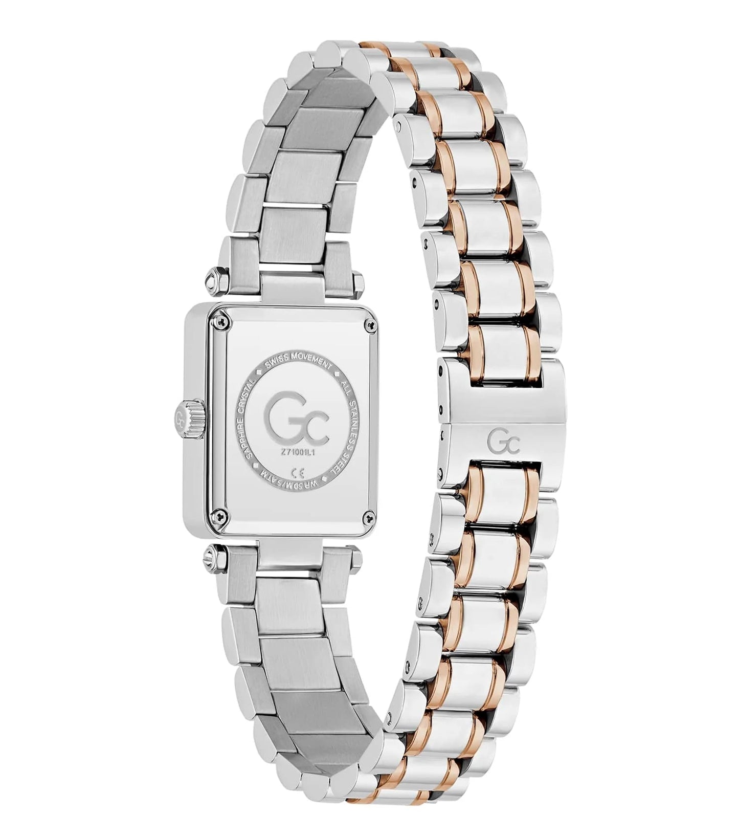 Gc Z71001L1 Plaza Mini Women's Swiss Made Mother of Pearl Analog Watch