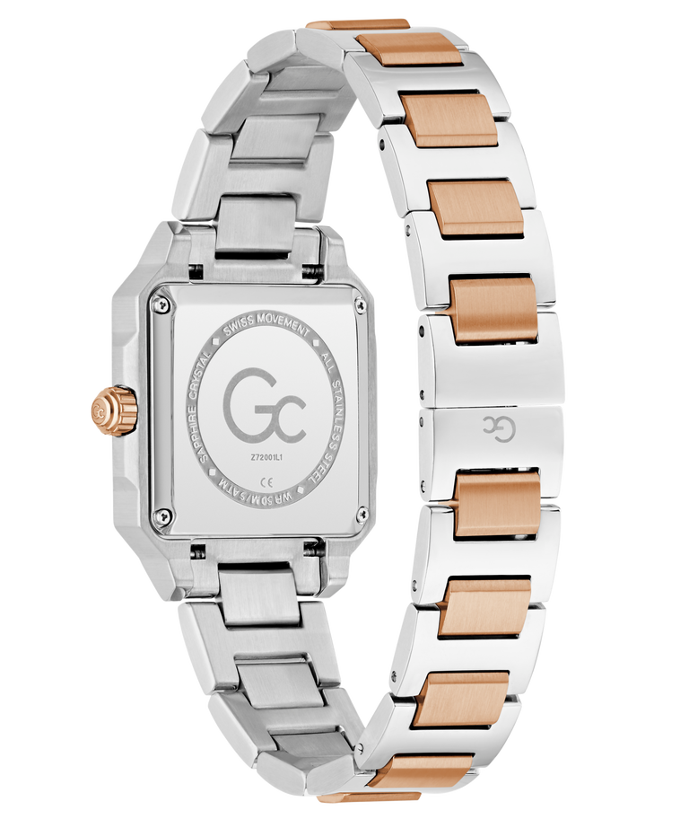 GC Z72001L1 SquareCut Lady Mid Size Women's Swiss Made Mother of Pearl Analog Watch