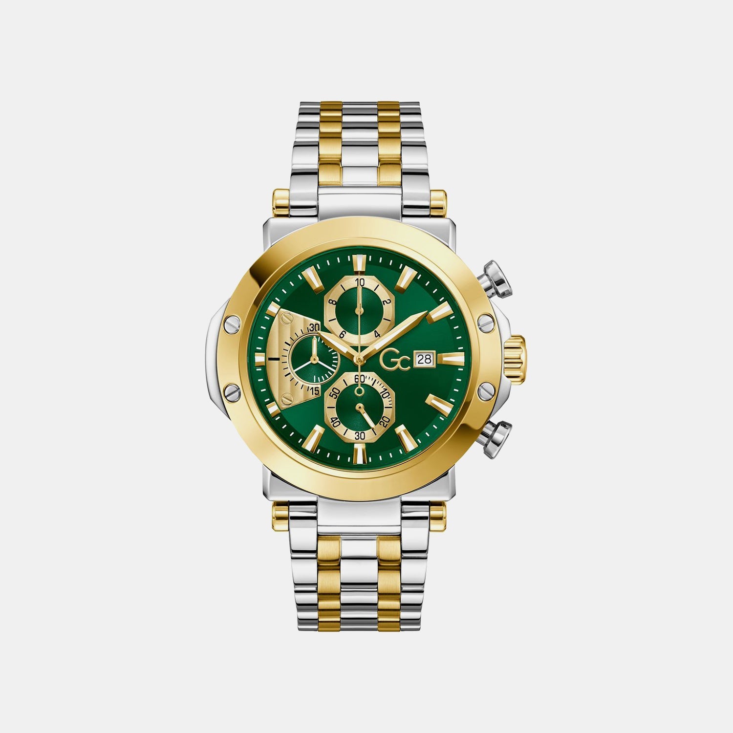 GC Z75003G9 TechnoForce Men's Swiss Made Green Chronograph Watch