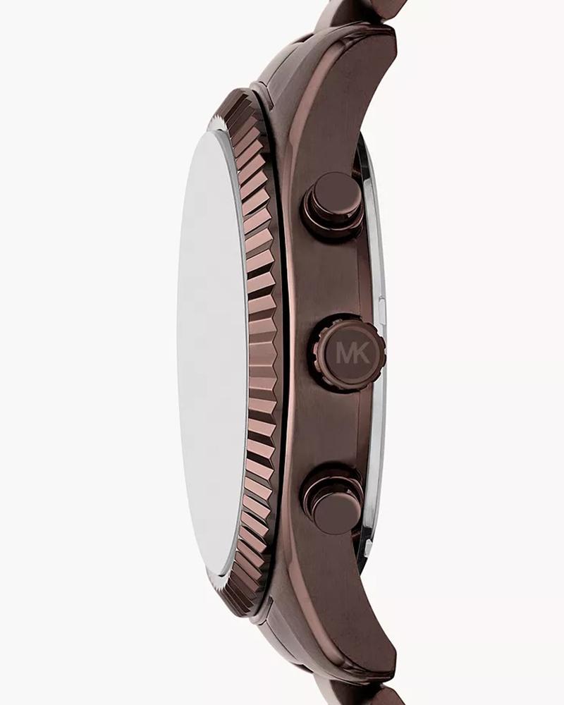 Michael Kors MK9224I Lexington Quartz Chronograph Brown Dial Brown Stainless Steel Men's Watch