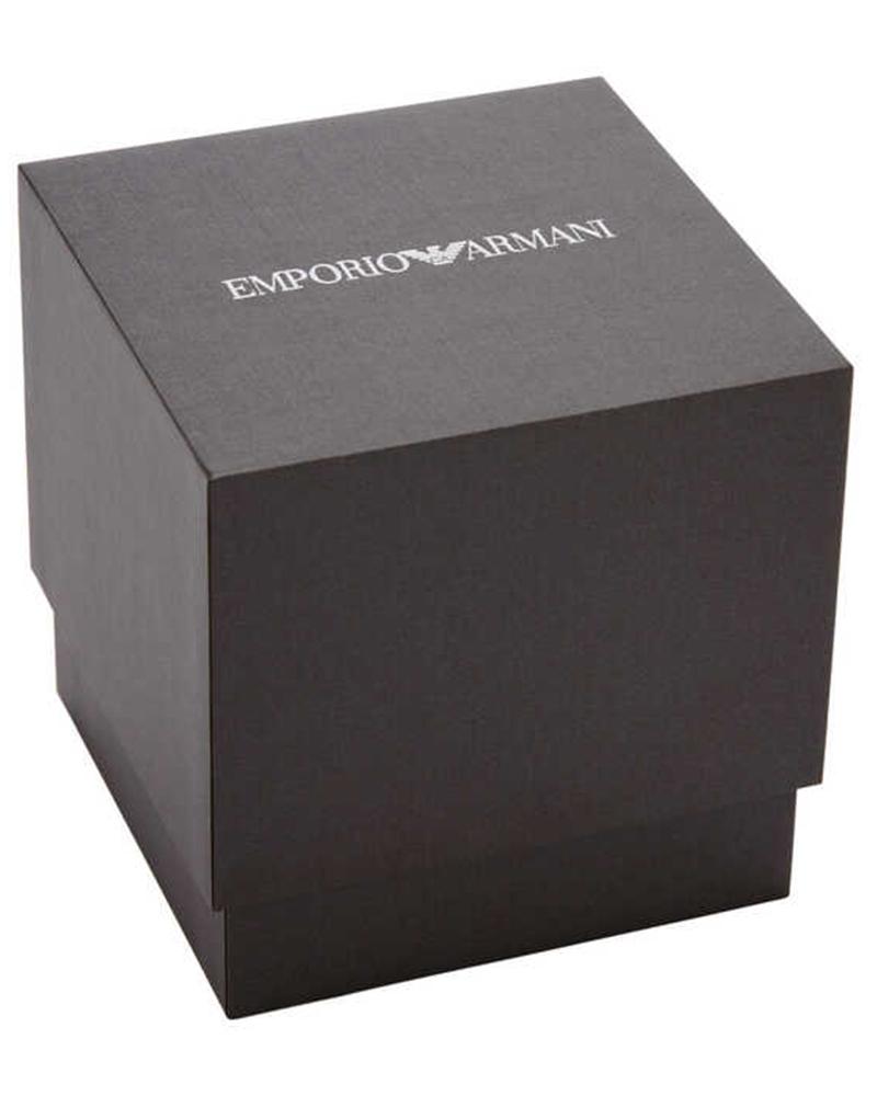 Emporio Armani AR70015I Automatic Skeleton Men's Black Ceramic Chronograph Watch