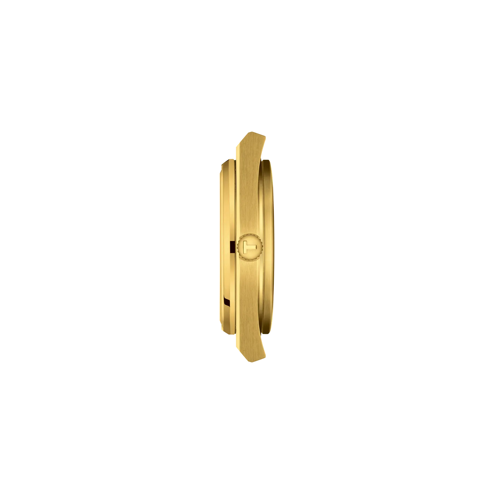 Tissot T1374103302100 Men Analog Quartz Watch with Champagne Dial, Yellow Gold & Stainless Steel Bracelet