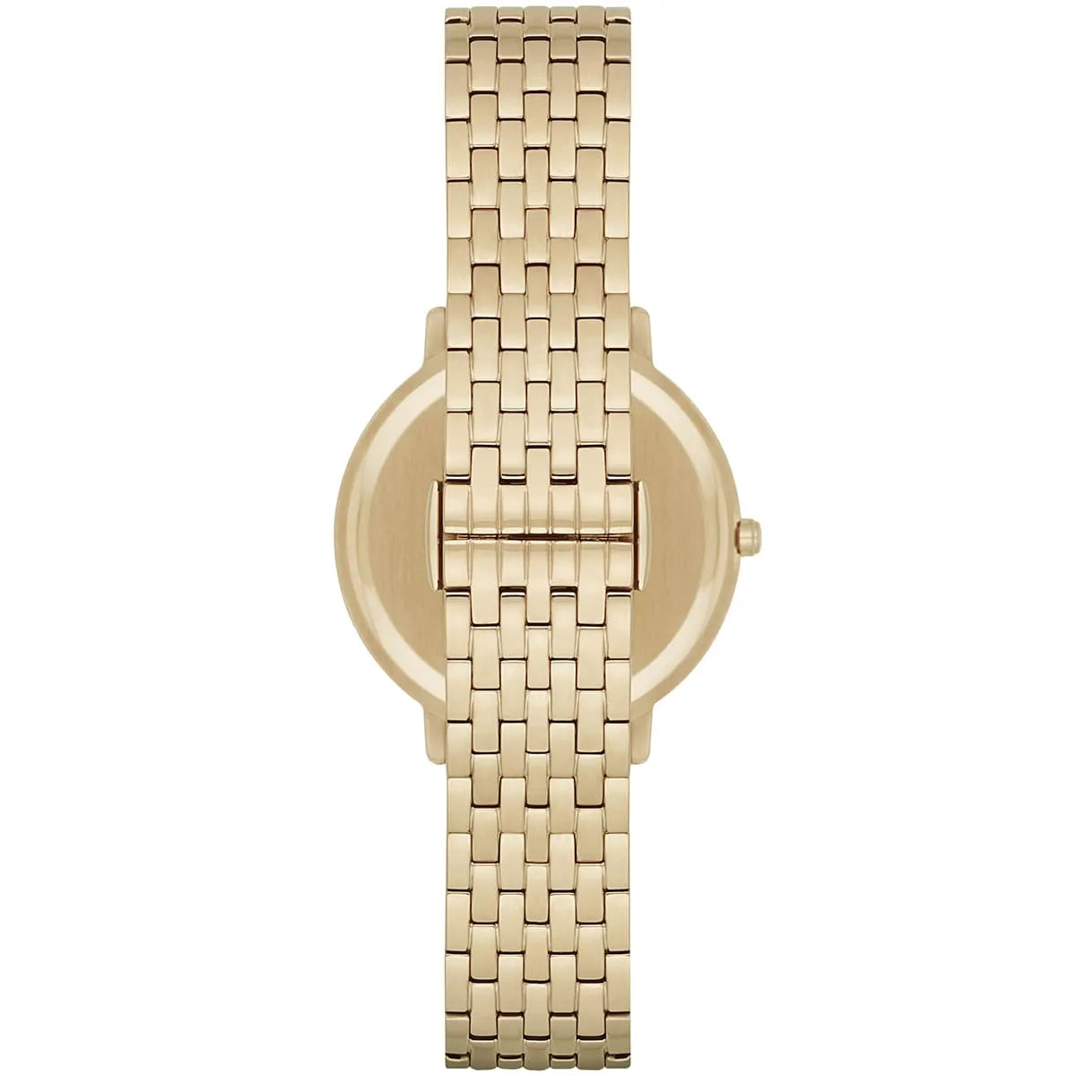 Emporio Armani AR11007 Kappa Women's White Mother of Pearl Dial Gold Stainless Steel Watch
