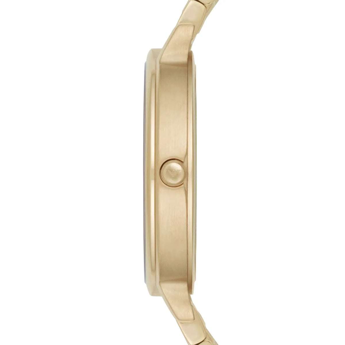 Emporio Armani AR11007 Kappa Women's White Mother of Pearl Dial Gold Stainless Steel Watch
