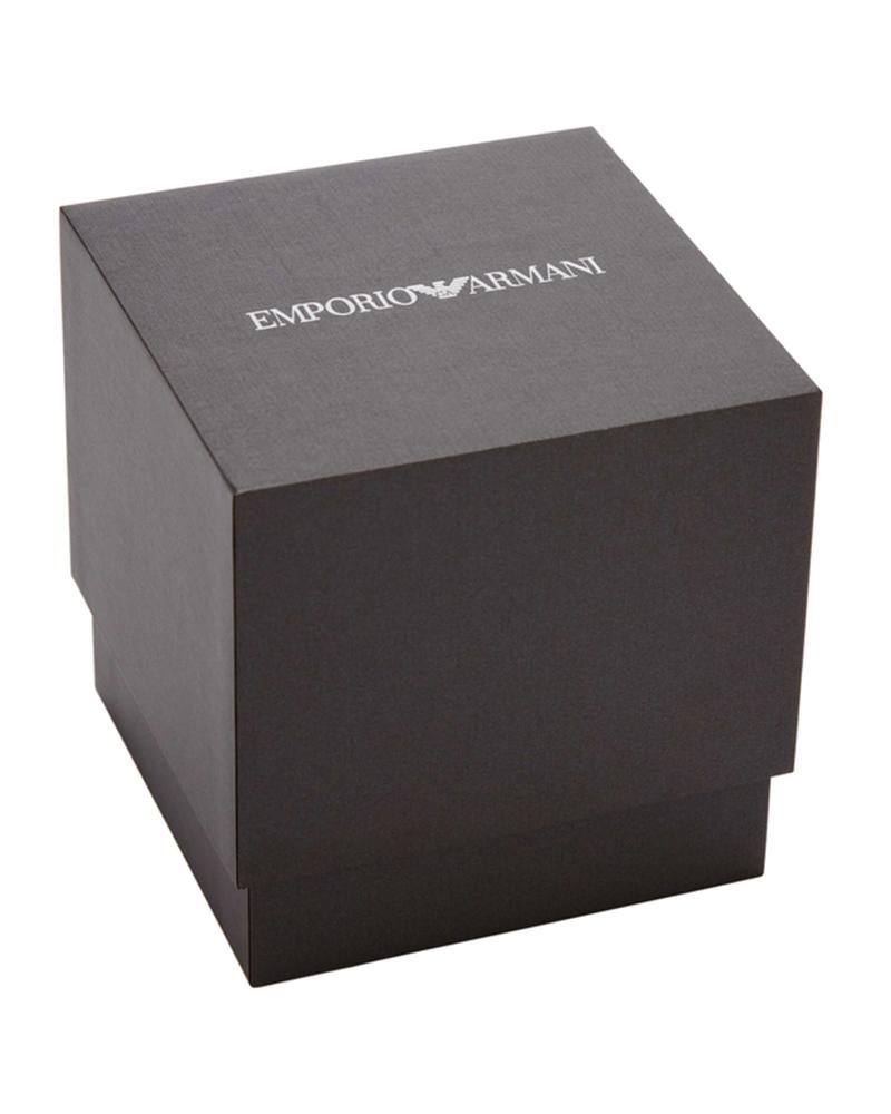Emporio Armani AR11773I Minimalist Men's Grey Dial Two-Tone Chronograph Stainless Steel Watch