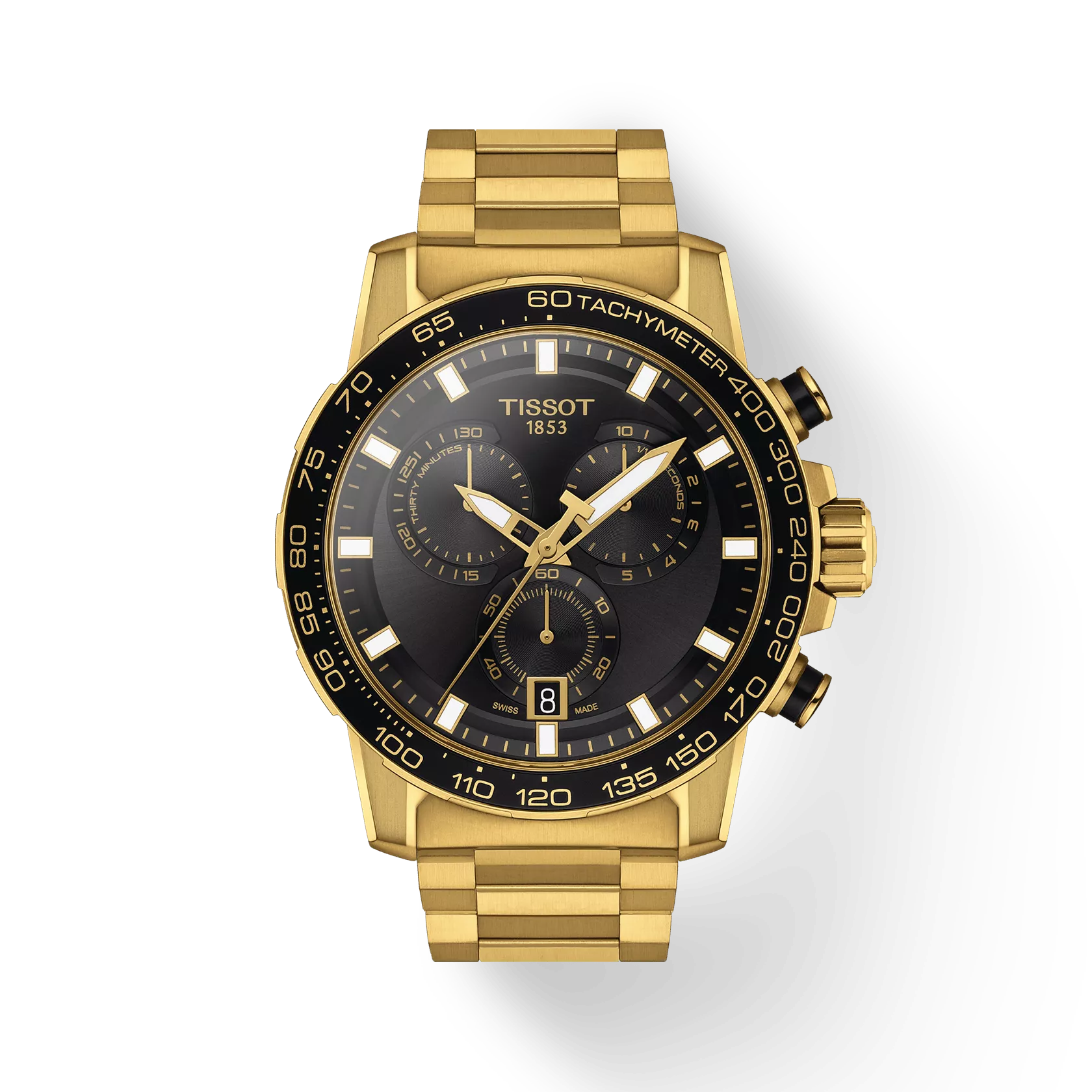 Tissot T1256173305101 Supersport Chrono Men Analog Quartz Chronograph Black Dial Watch