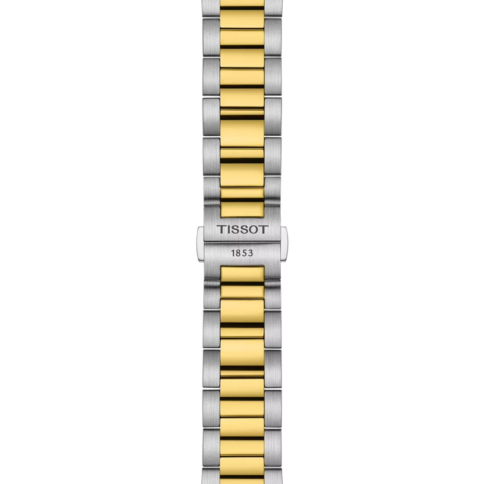 Tissot T1504172203100 PR 100 Men Analog Quartz Chronograph Silver Dial Two‑Tone Watch