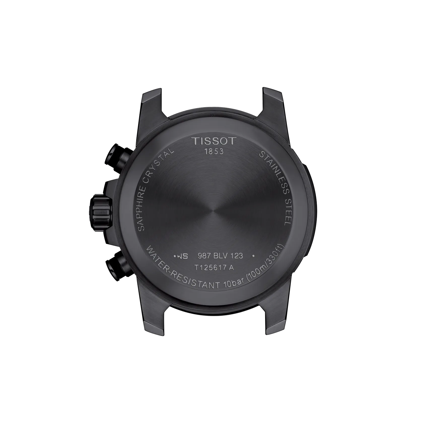 Tissot T1256173305100 Black Dial Men’s Swiss Quartz Supersport Chrono Watch – Black PVD Stainless Steel Case & Bracelet, Sapphire Crystal
