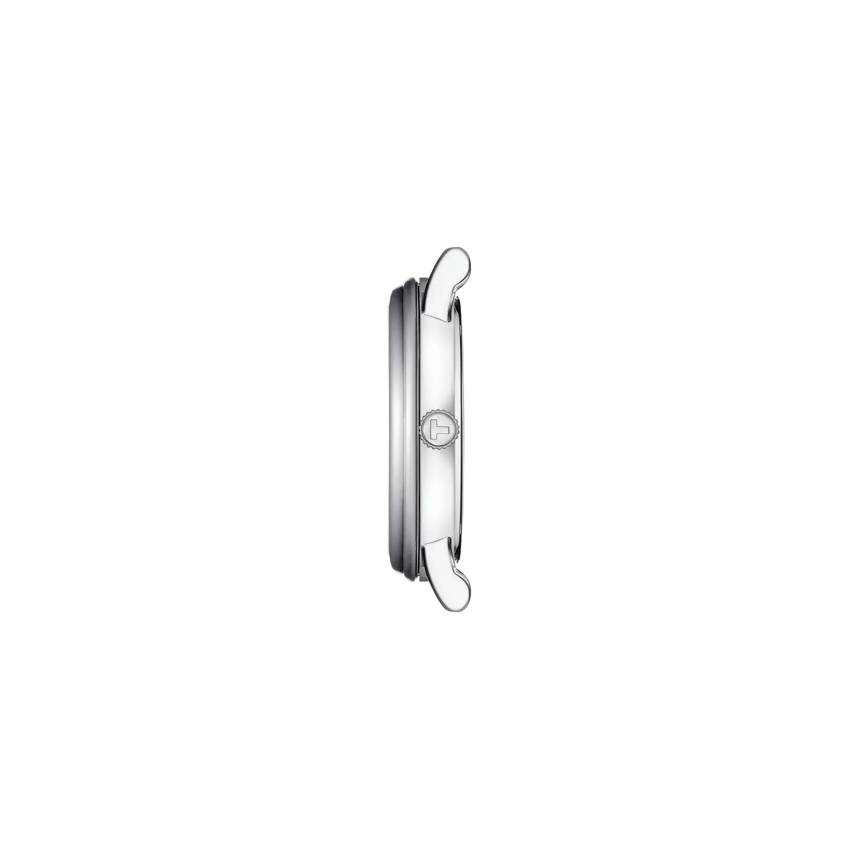 Tissot T1222231103300 Carson Premium Moonphase Silver Dial Stainless Steel Band Women Analog Quartz Watch 32 mm