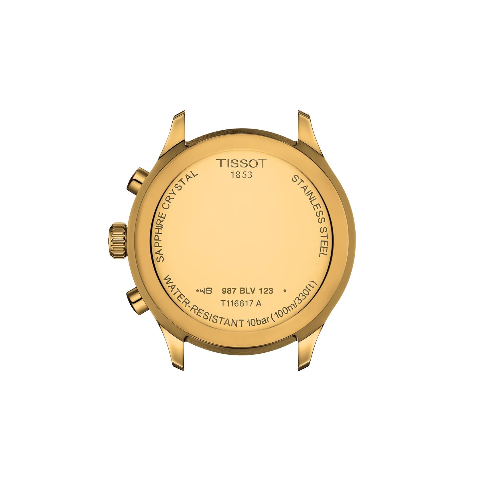 Tissot T1166173305100 Black Dial Men’s Swiss Quartz Chrono XL Classic Watch – Yellow Gold PVD & Stainless Steel Case & Bracelet, Sapphire Crystal