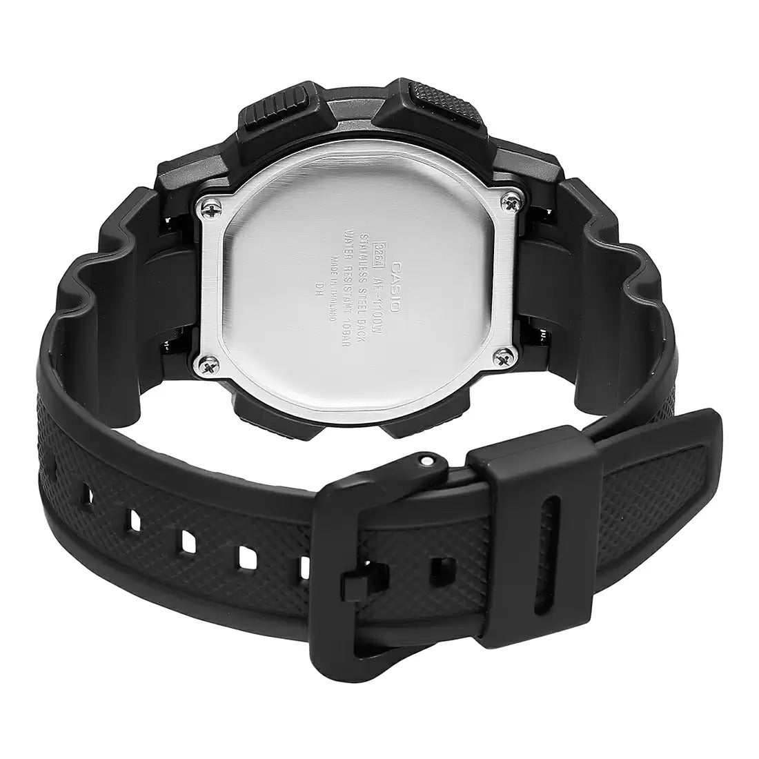 Casio D080 Youth World Time Digital Black Resin Unisex Watch