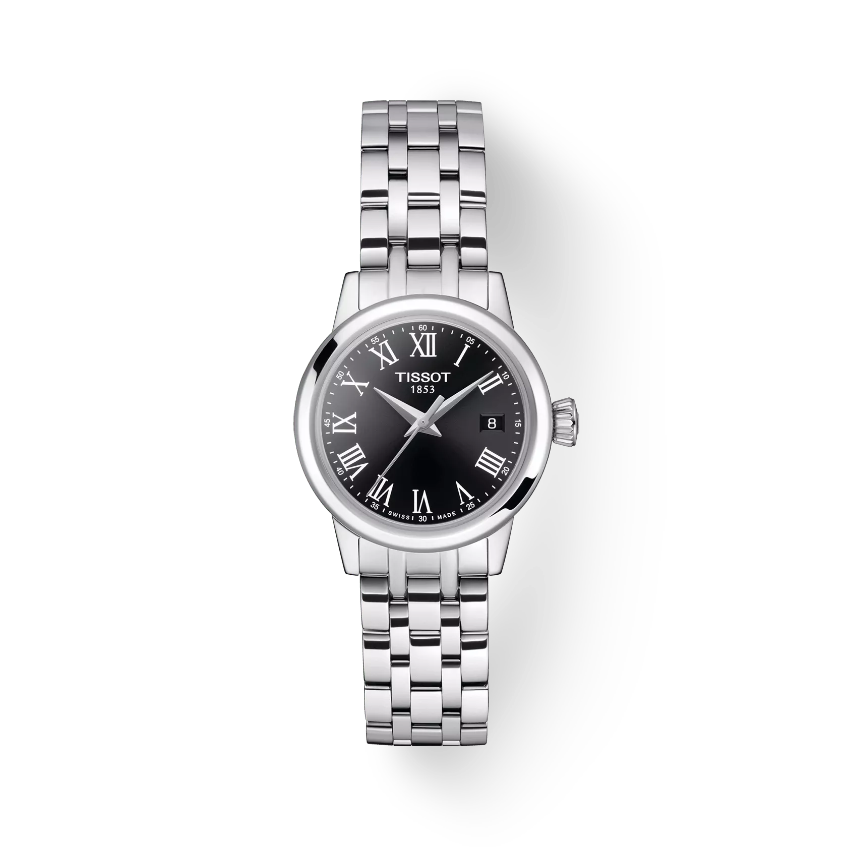 Tissot T1292101105300 Black Dial 28 mm Women’s Swiss Quartz Classic Dream Watch – Stainless Steel Case & Bracelet, Sapphire Crystal