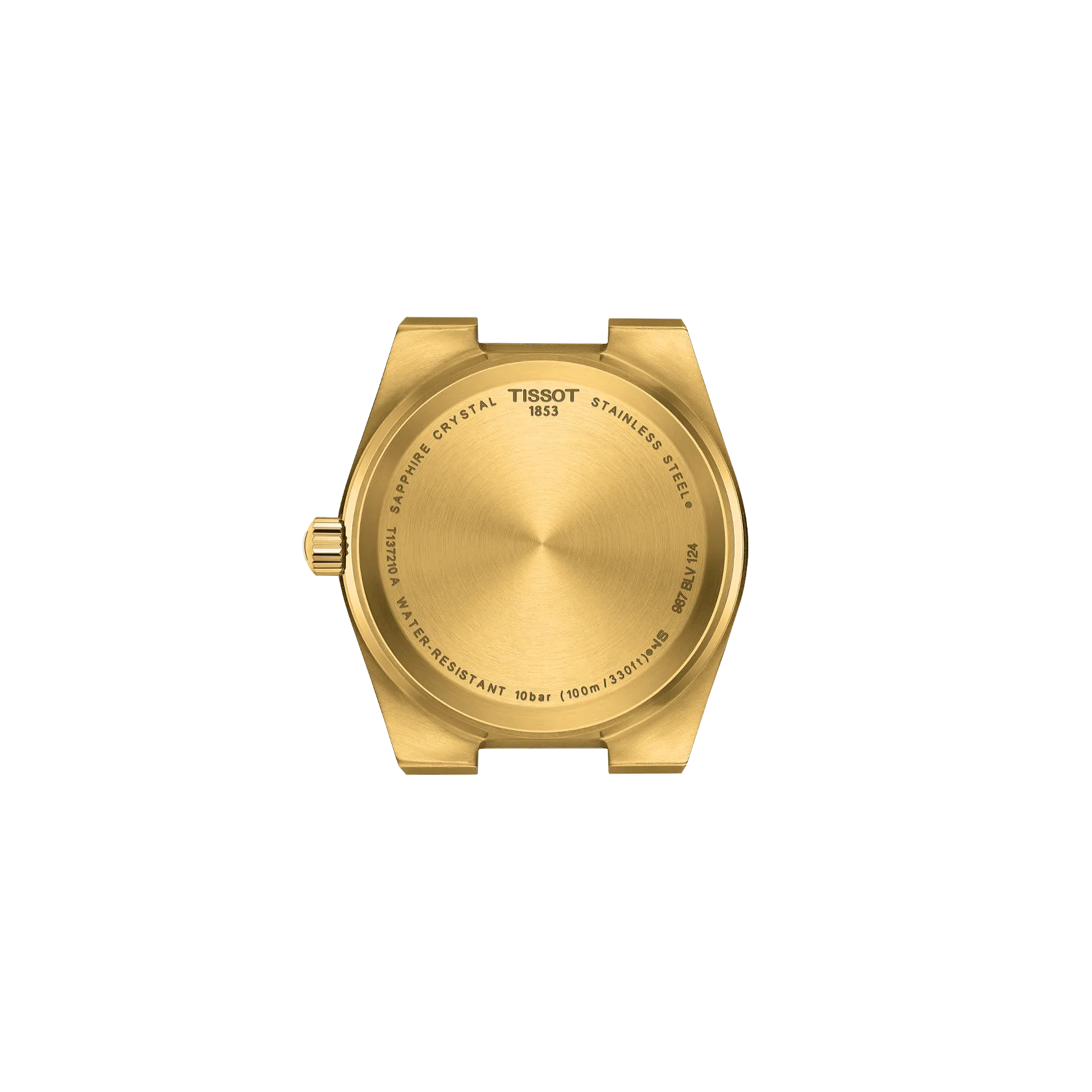 Tissot T1372103302100 PRX 35 mm Champagne Dial Gold PVD Stainless Steel Bracelet Women Analog Quartz Watch
