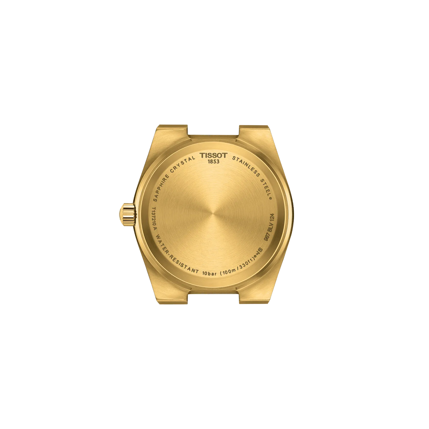 Tissot T1372103302100 PRX 35 mm Champagne Dial Gold PVD Stainless Steel Bracelet Women Analog Quartz Watch
