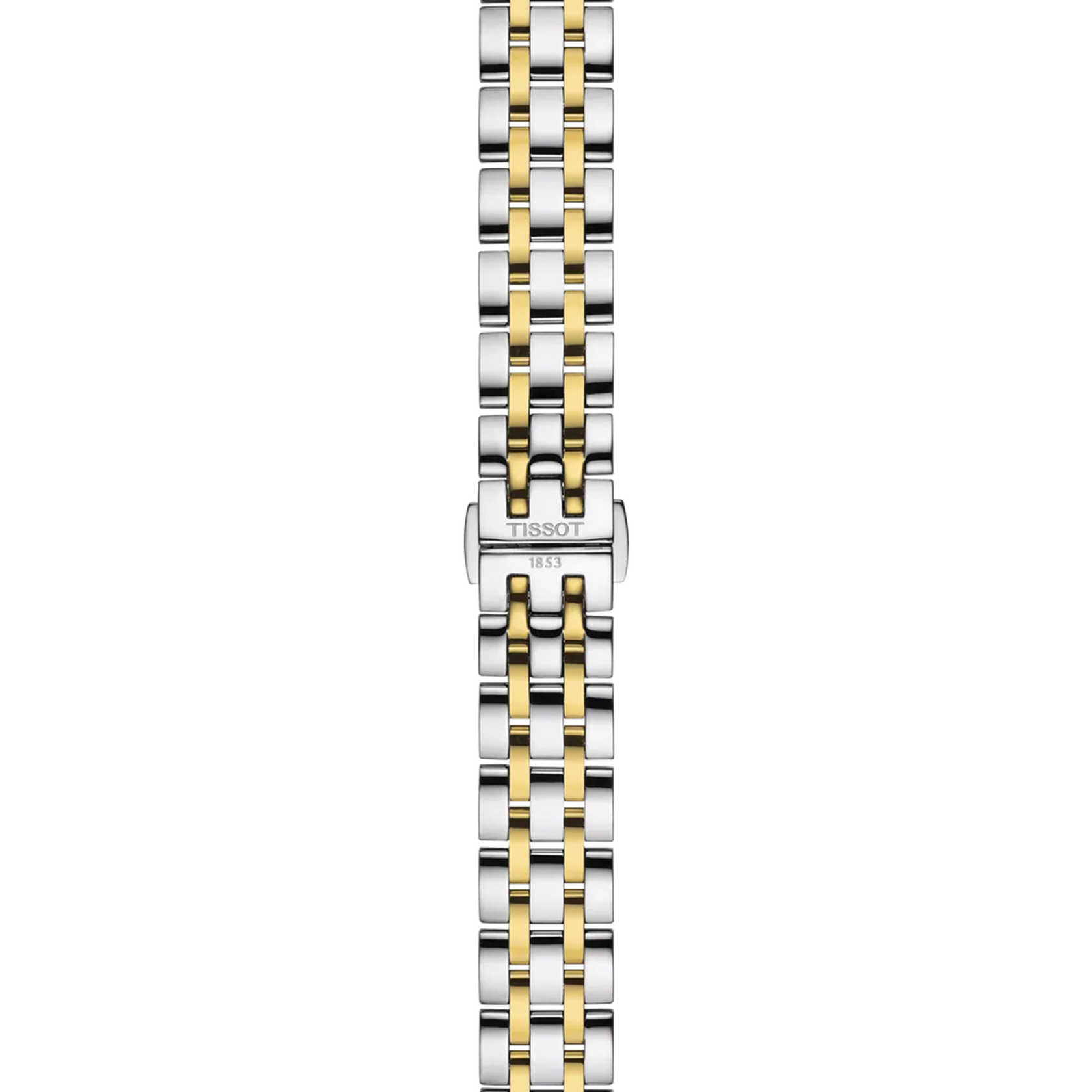 Tissot T1292102203100 Women Analog Quartz Watch with Silver Dial and Two-Tone Stainless Steel Bracelet