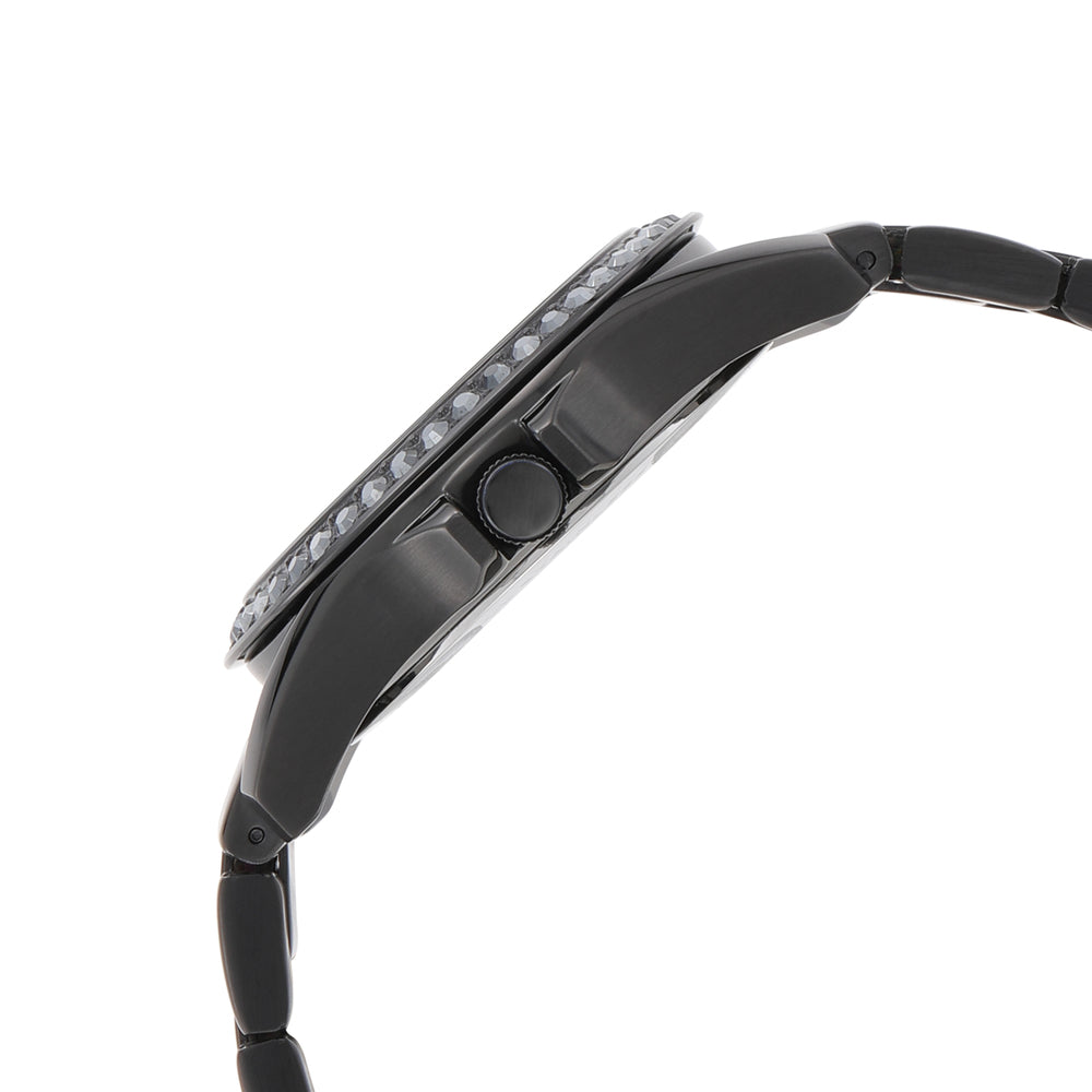 Fossil ES4519I Women's Quartz Multifunction Watch Black Dial Black Stainless Steel Strap