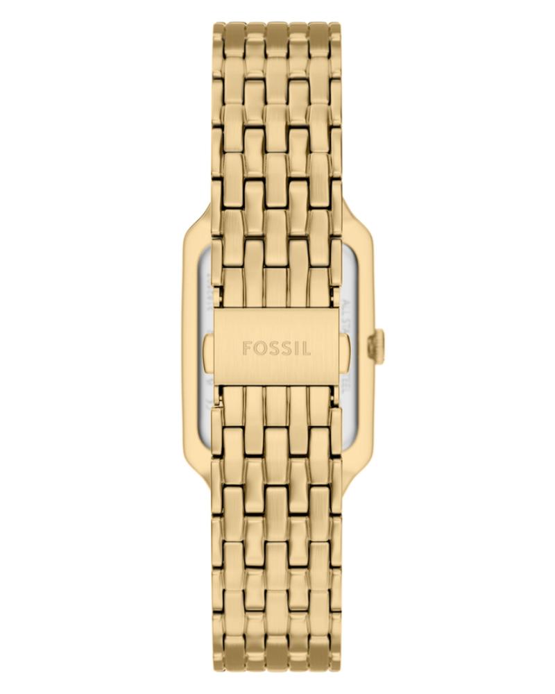 Fossil ES5452I Women's Quartz Analog Watch Green Dial Gold Stainless Steel Strap