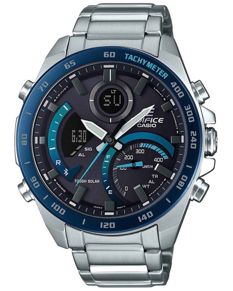 Casio Edifice EX500 Bluetooth-Connect Analog-Digital Men’s Watch with Black Dial