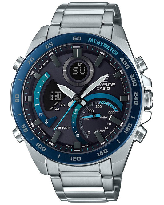 Casio Edifice EX500 Bluetooth-Connect Analog-Digital Men’s Watch with Black Dial