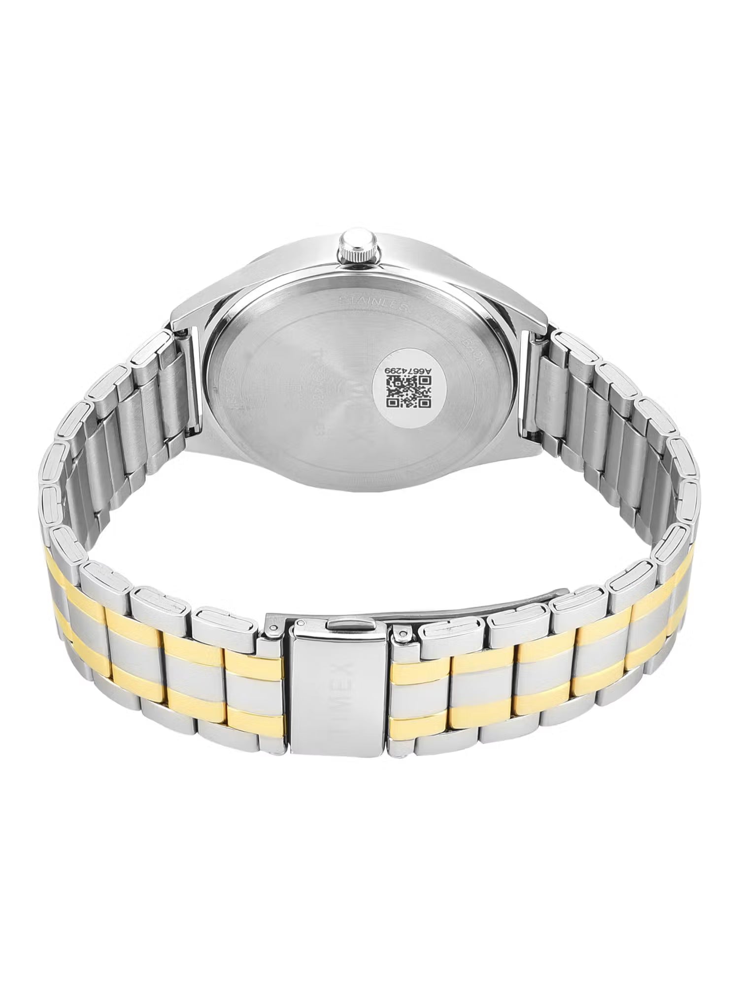 Timex TWTG14603T Trendline Silver Dial Men's Two-Tone Stainless Steel Watch