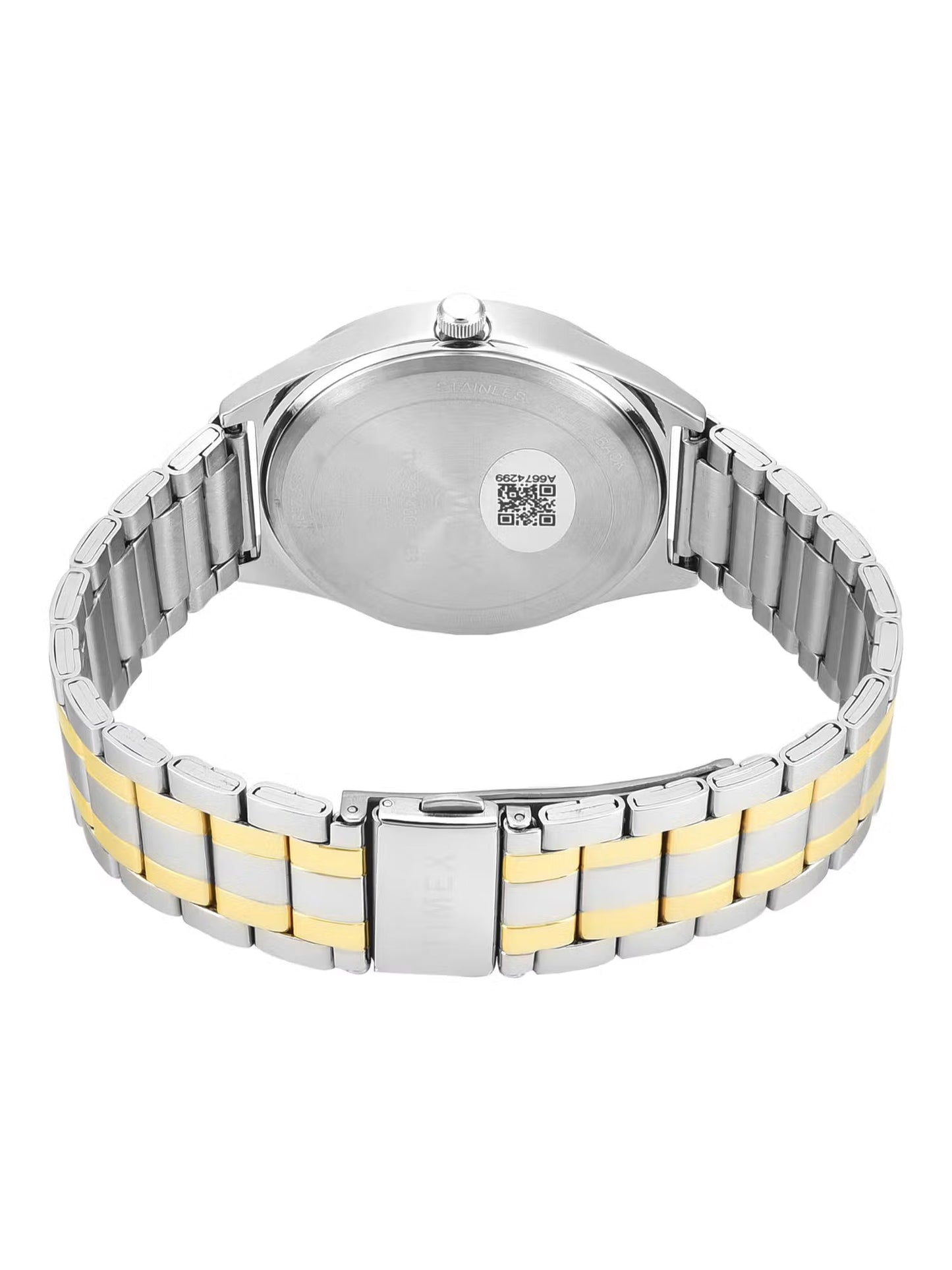 Timex TWTG14603T Trendline Silver Dial Men's Two-Tone Stainless Steel Watch