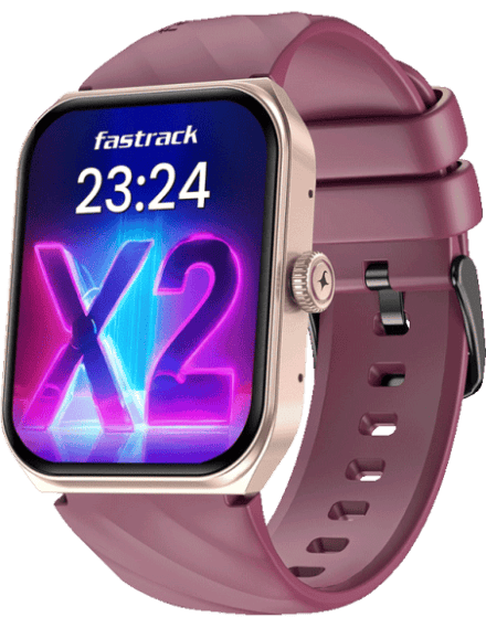 Fastrack 38137PP04 Limitless X2 Pink Smartwatch with Bluetooth Calling & 1.91″ Display