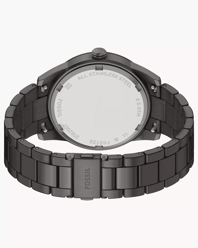 Fossil FS6136 Fossil Pearson Multifunction Gunmetal Stainless Steel Analog Quartz Watch